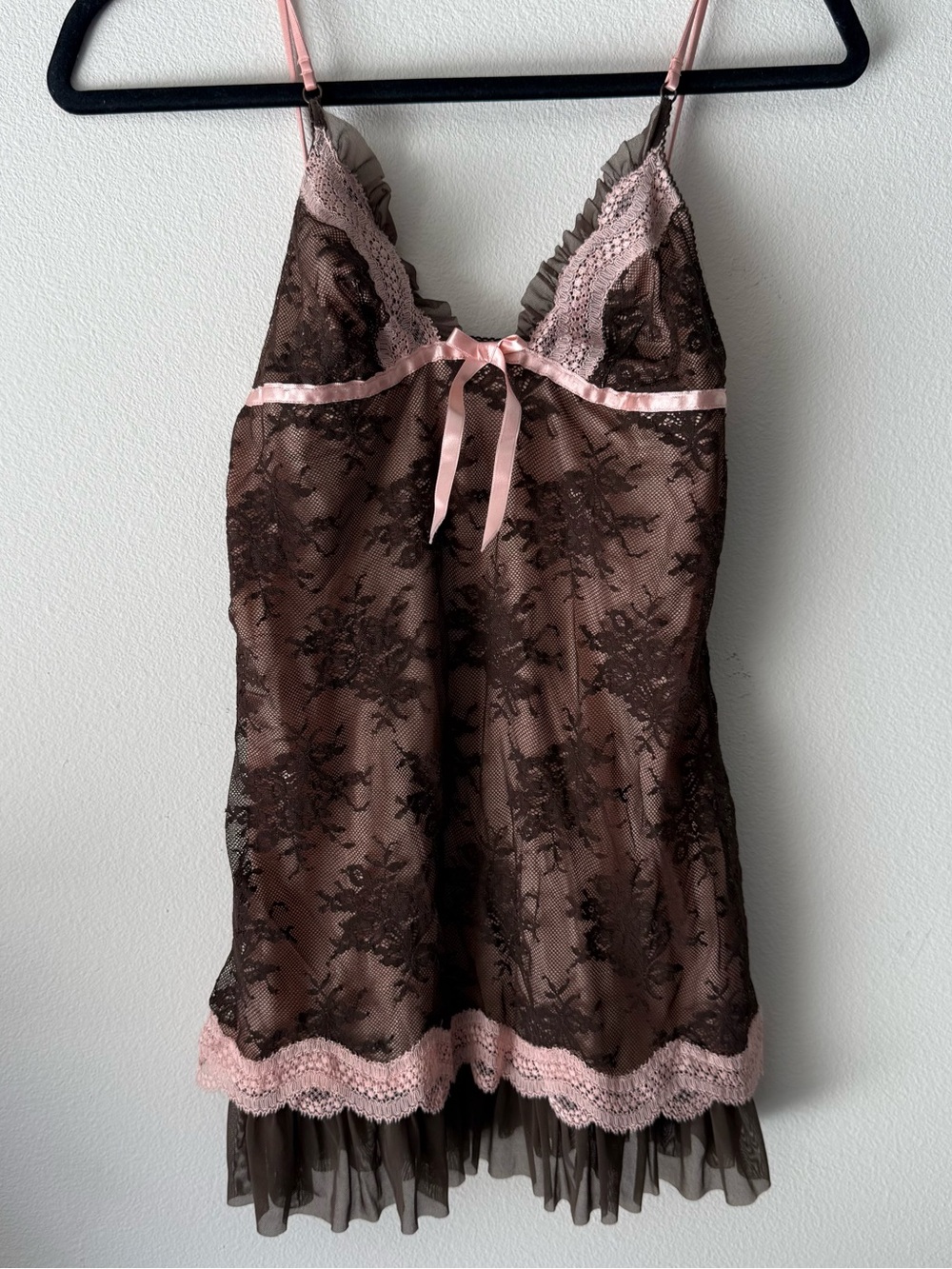 Y2K miss naory lace chemise